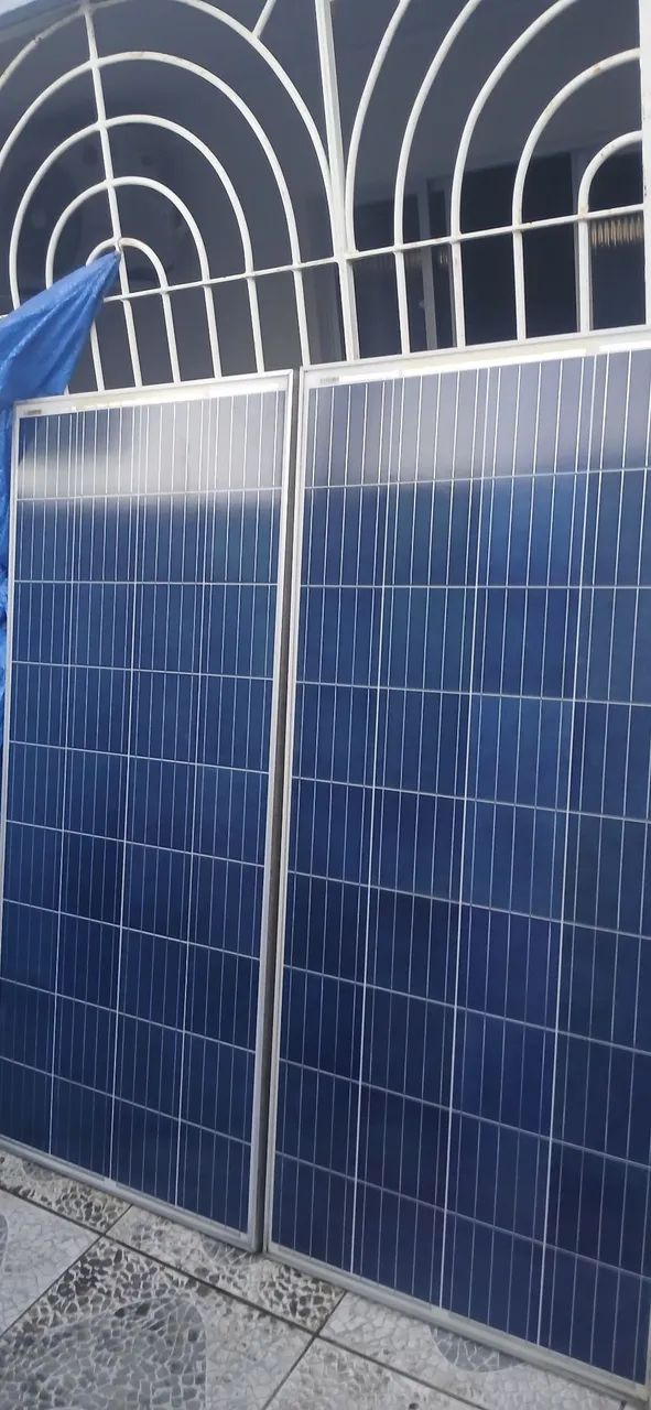 Vende-se quatro placas solar e dois controlador de carga  - Foto 4
