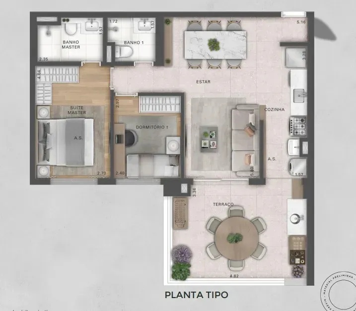 PLANTA 81m²