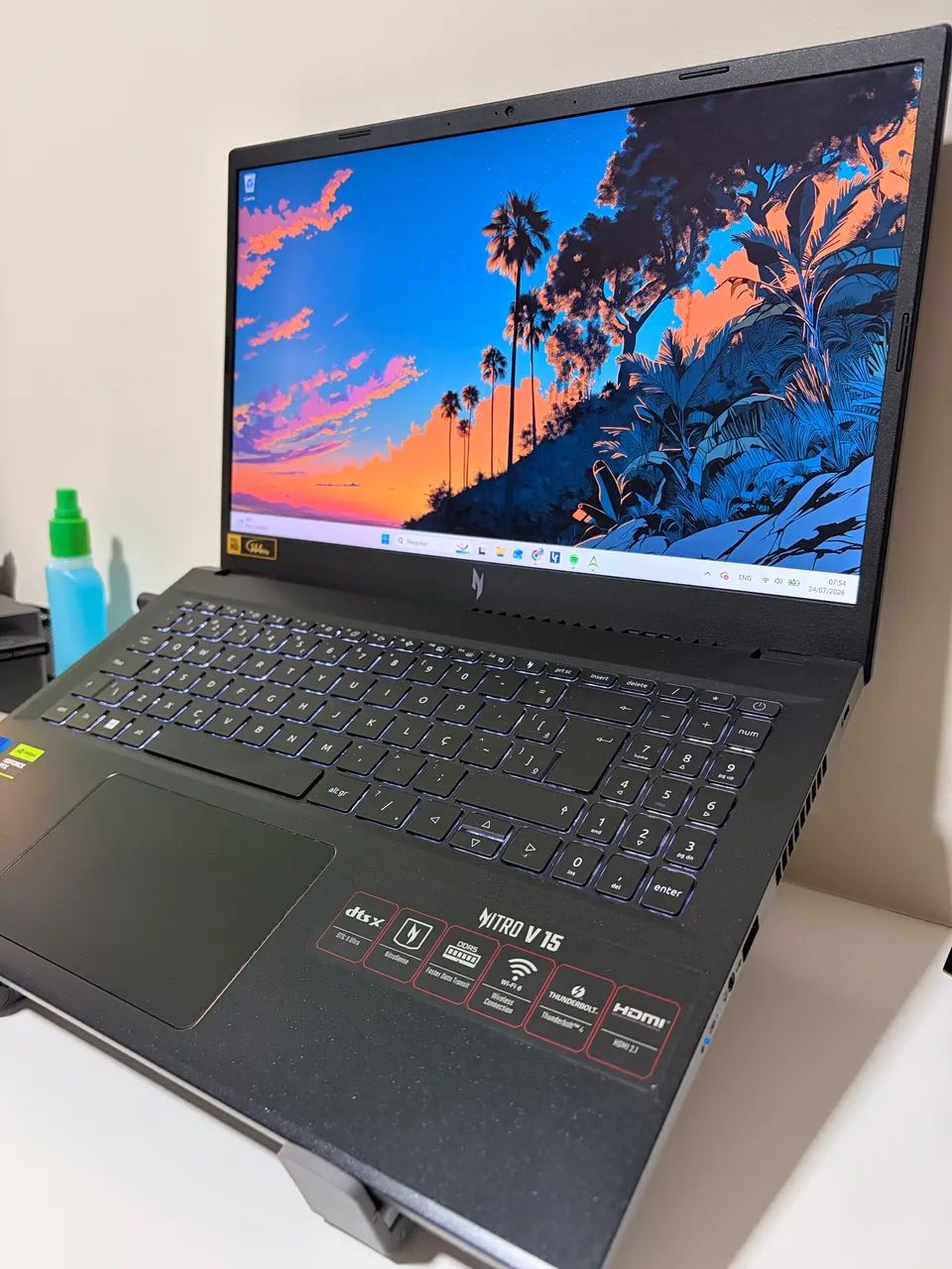 ACER NITRO V15 com i7-13620H e RTX4050 - Foto 2