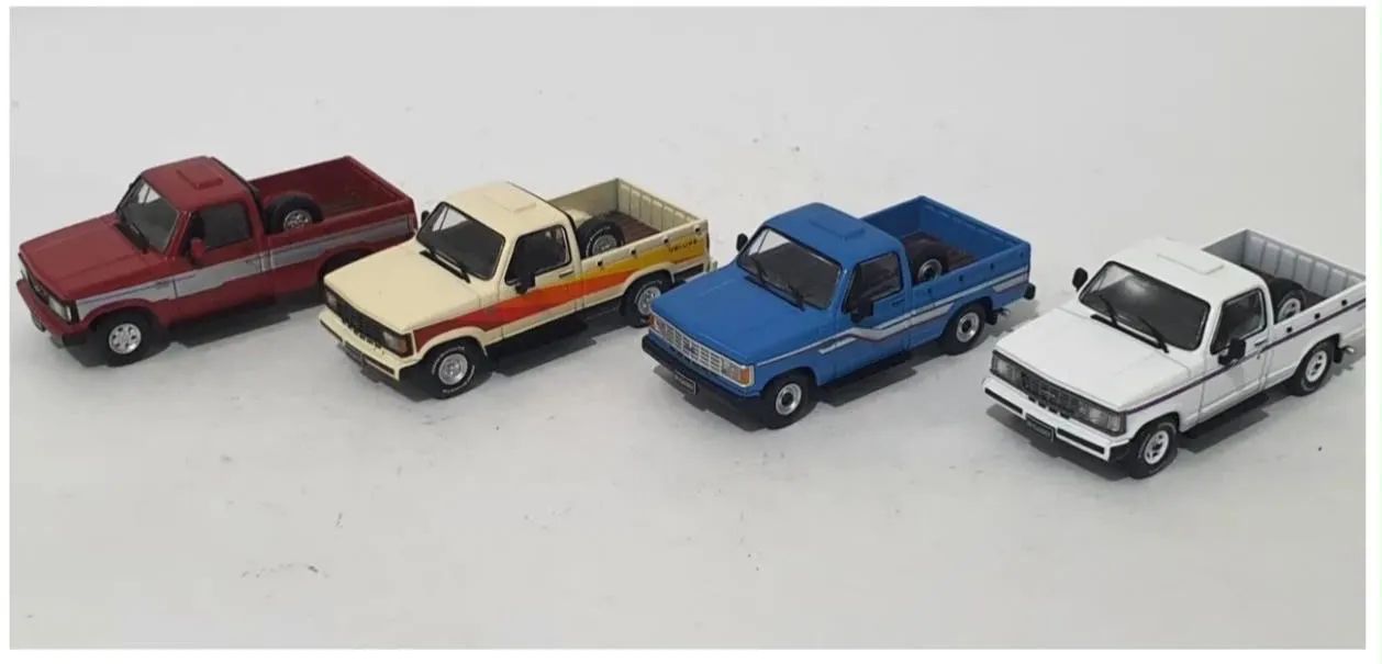 4 Miniaturas Chevrolet D20 C20 - Série 10 - 1/64 - Br Classics - Foto 3