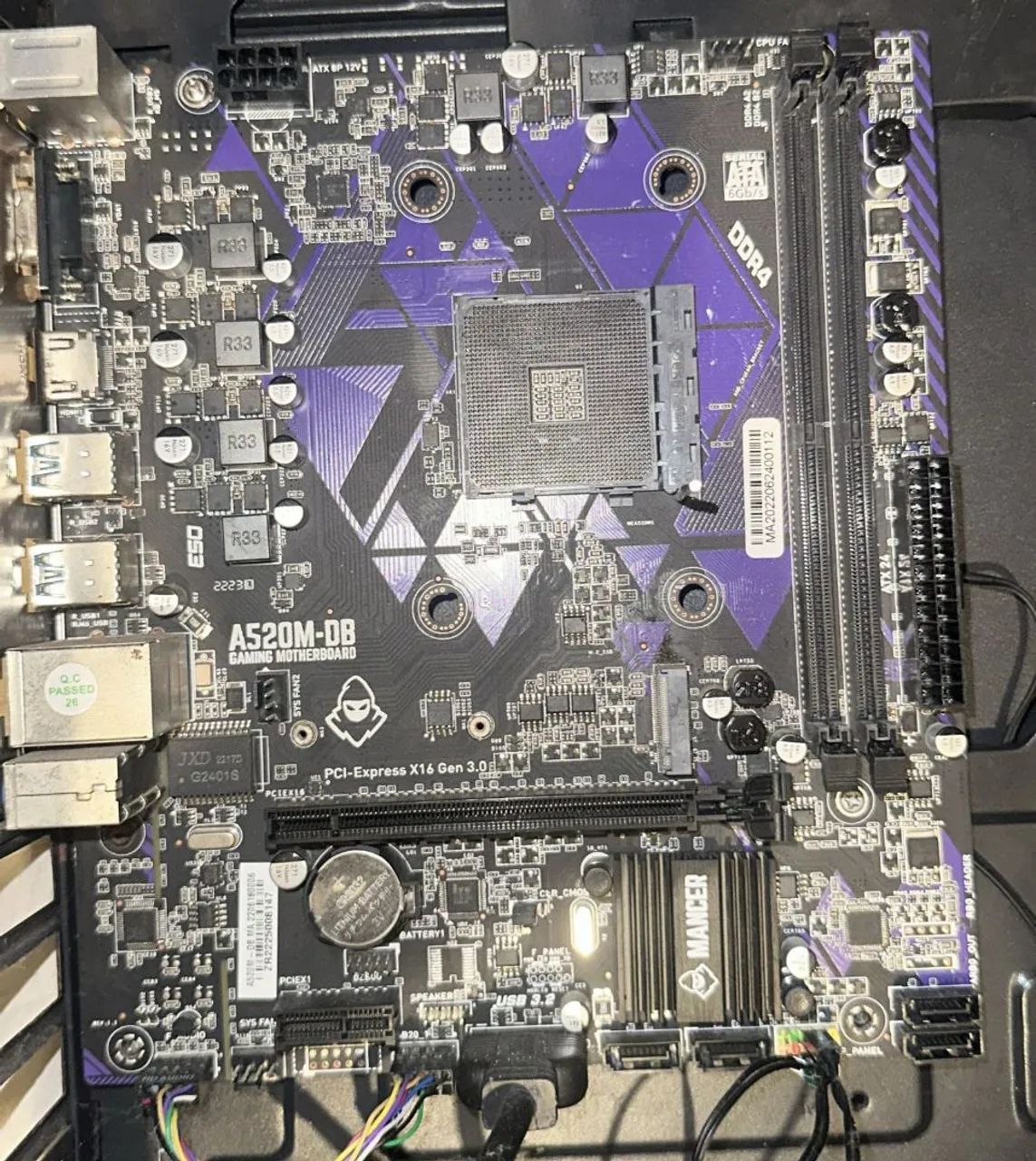 Placa mãe A520M mancer