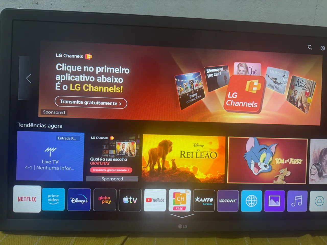 Venda de uma tv LG 