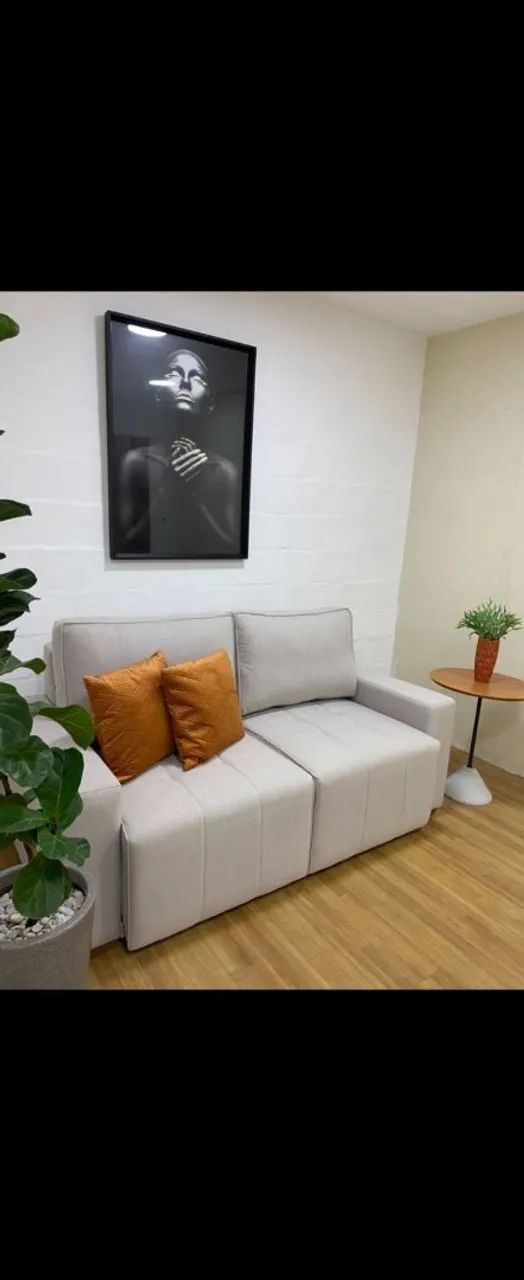 Sofá em linho retrátil 65568124541571120