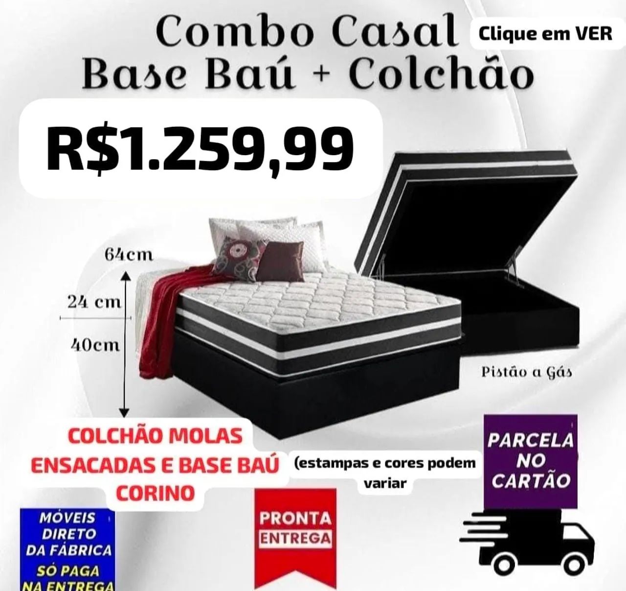 COMBOS DE BASE + COLCHÕES