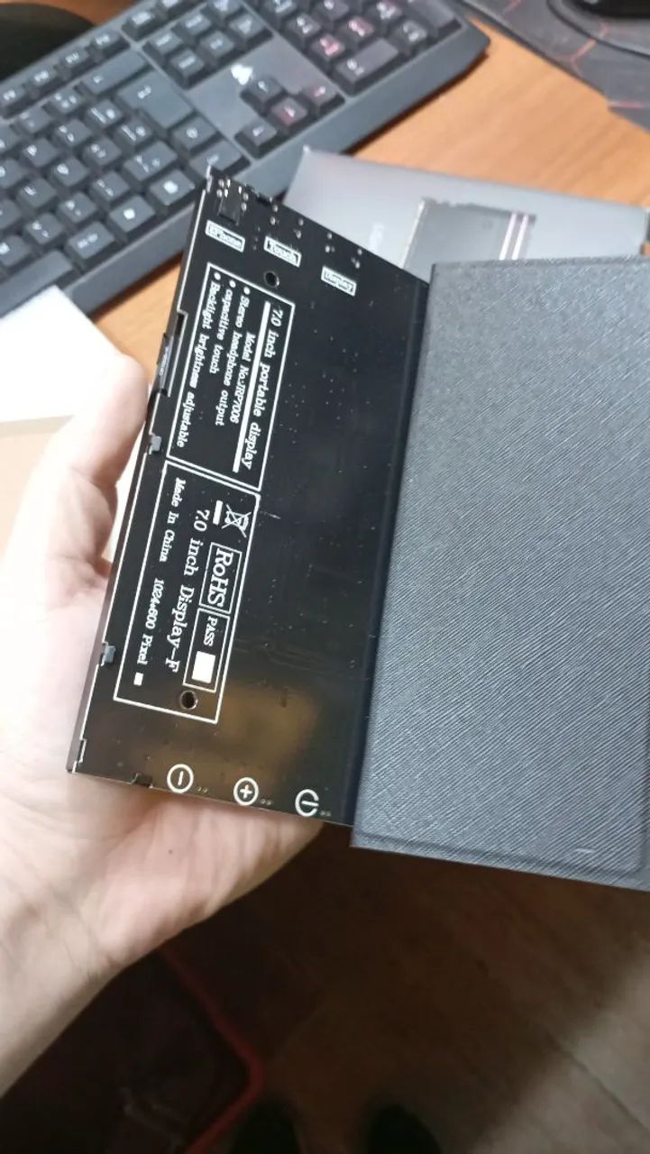 Monitor portátil Berry pi 7 polegadas  - Foto 2