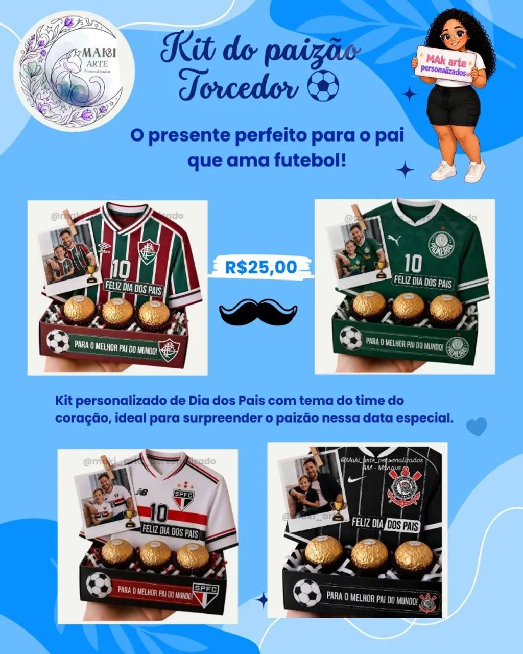Presente kit dia dos pais 