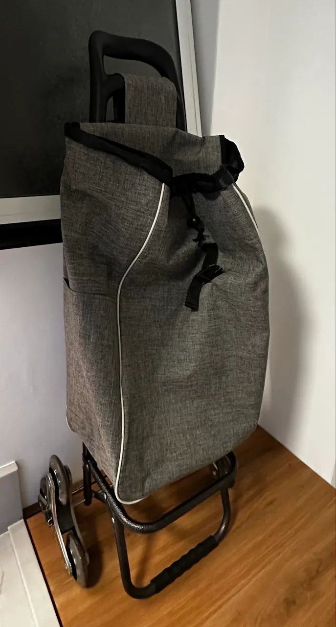 Carrinho De Compras E Feira Vghome Com Rodas Sobe Escadas