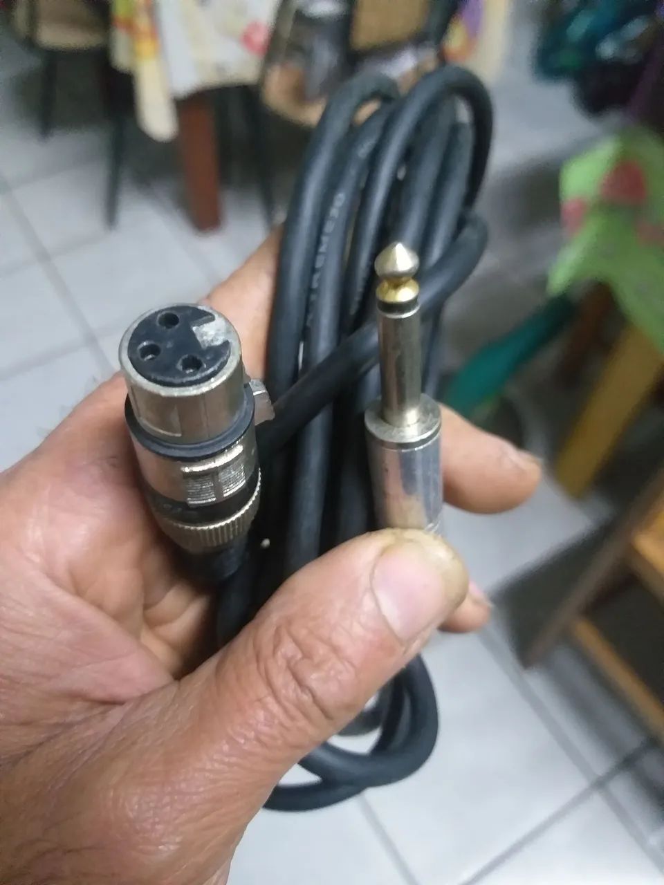 Cabo de microfone 