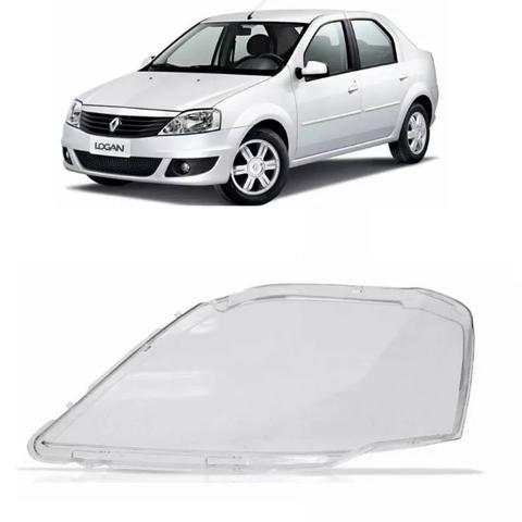 Lente Farol Renault Logan 2010 2011 2012 2013 Esquerdo