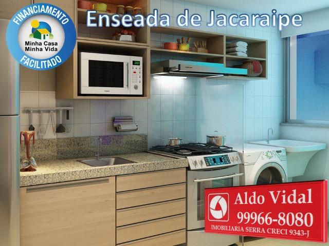 ARV34- Apê Novo em Jacaraipe, 2 quartos com suíte e varanda - Foto 12