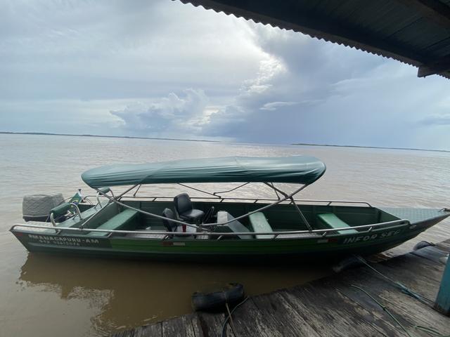 Lancha com motor 40hp - Foto 3