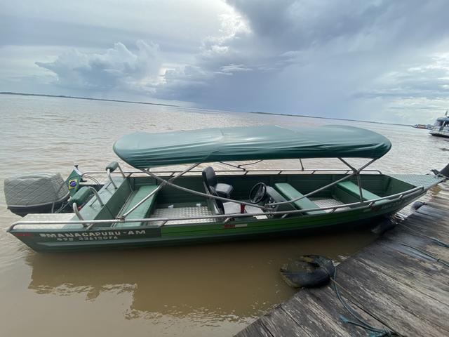 Lancha com motor 40hp - Foto 4