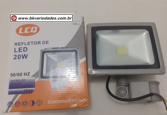 Refletor Holofote de LED 20W Lcq Led Branco IP66 - (Loja BK Variedades) Promoção - Foto 6