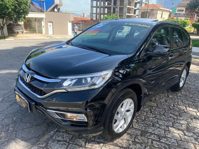 CR-V EXL 2.0 16V FLEX AUT C/ TETO 2015 COMPLETO S/ENTRADA