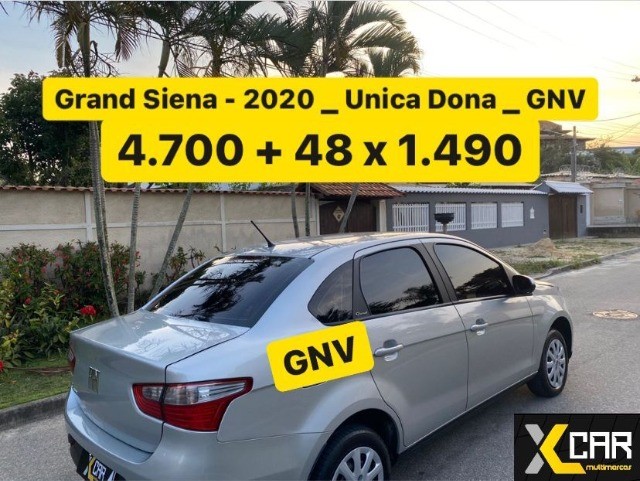 GRAND SIENA 1.0 2020 _ GNV __ ÚNICA DONA _ POUCO RODADO 30 KM