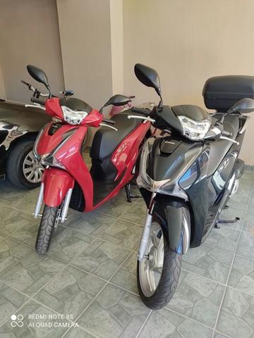 HONDA SH 150I 2021 COM 6MIL KM ÚNICO DONO A VERMELHA