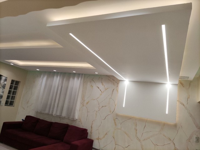 Perfil LED de Embutir 2m ou 3m - Foto 3