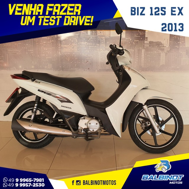 BIZ 125 EX 2013 BRANCA