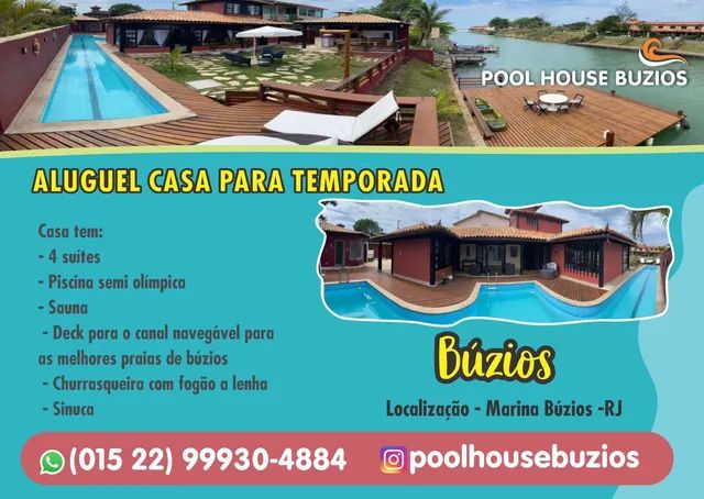Pool House Búzios  - Frente Canal/ Mar