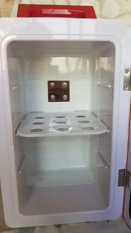 Mini Geladeira Vintage com tocador de CD. Nova, funcionando  - Foto 4