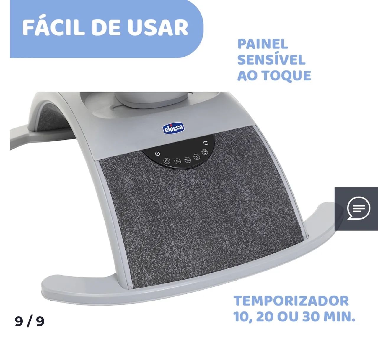 Balanço Eletrônico Chicco para Bebê - Foto 4