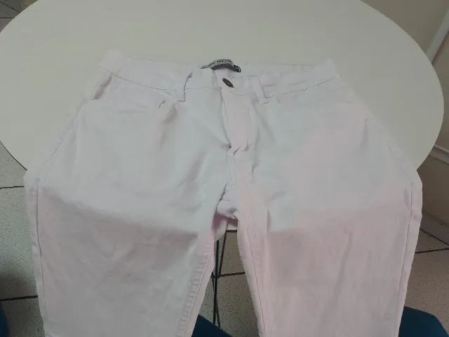 Calça Branca Masculina Slim - Clock House