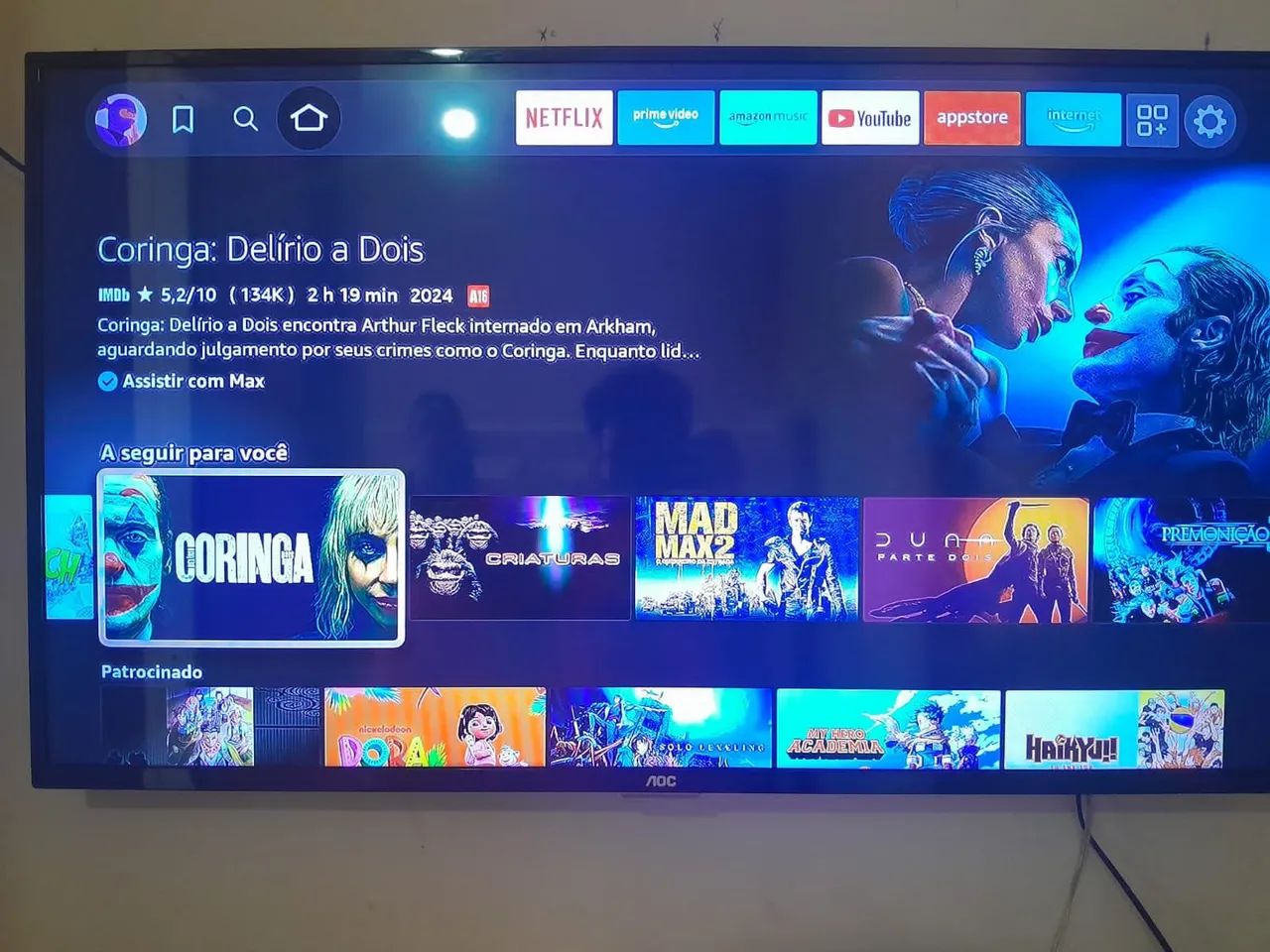 TV AOC  LED 43 polegadas  - Foto 4