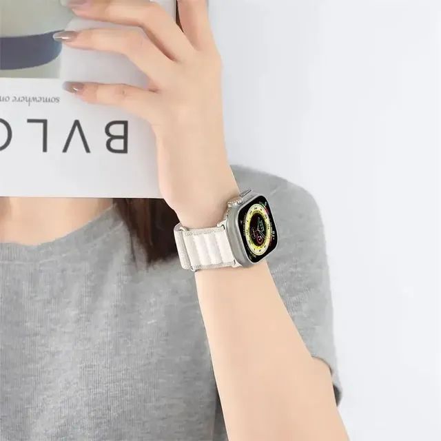Pulseira para relógio smartwatch Alpina Apple Watch W8 Iwo etc - Foto 6