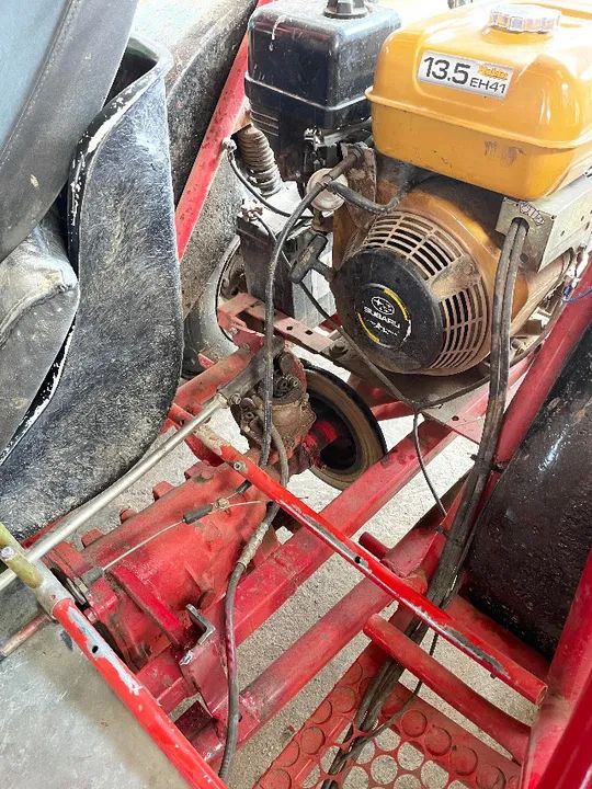 Motor Subaru EH41 13.5HP Estacionário com partida eletrica Mini Buggy Sapo Kart - Foto 3