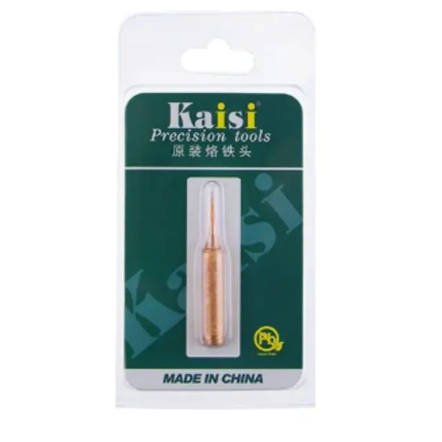 Ponta De Ferro De Solda Fina Reta Cobre Alta Precisão Kaisi - Foto 2