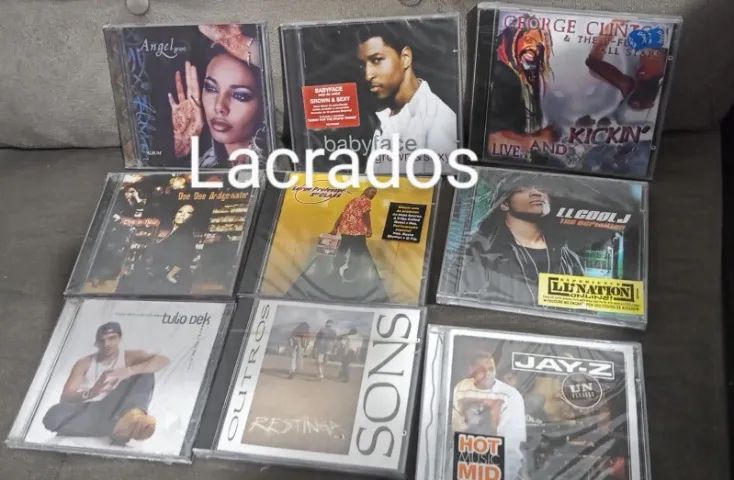 CDS de Rap Hip Hop Funk R&B Black music ( alguns lacrados)