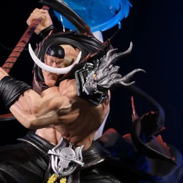Barba Negra Action figure de one piece Edward Newgate Com Led e espada - Foto 2