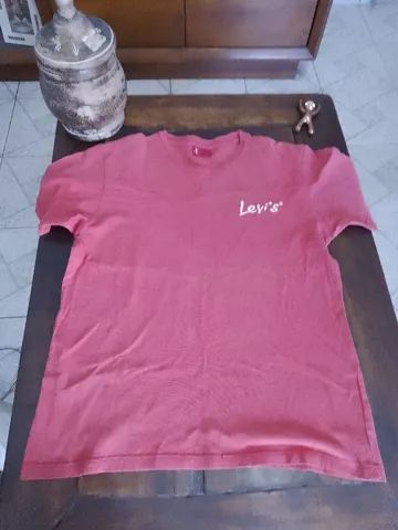 Camiseta LEVI'S  vermelha  P - Foto 4