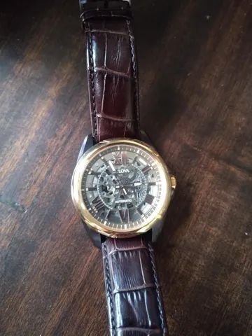 Vendo Rel gio Bulova Esqueleto Autom tico Seminovo