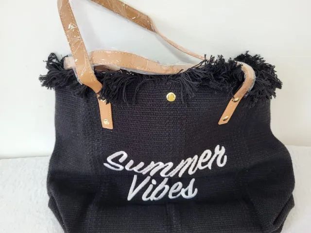 Bolsa de lona feminina - Grande - Foto 3