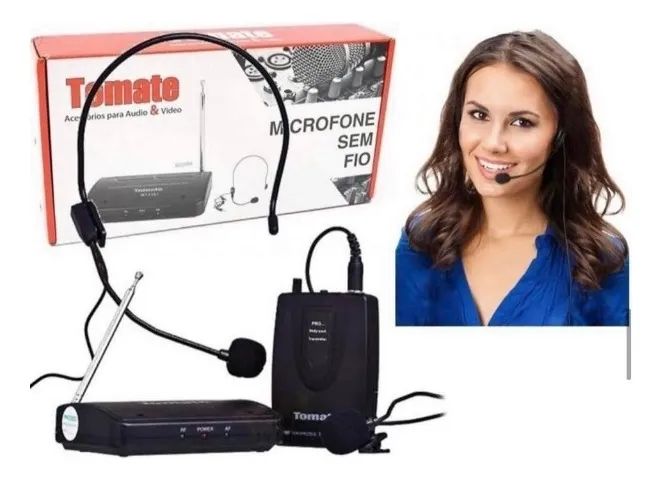 Microfone Sem Fio Digital Profissional Tomate Mt-2201 - Foto 2