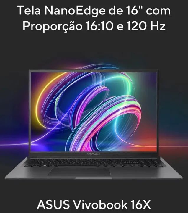 Notebook Asus Vivobook 16X RTX2050 - Lacrado, 1 ano de garantia.  - Foto 5