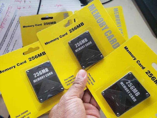 Memory Card 256 Mb Compatível Com Playstation 2 Ps2 Play 2 - Novo lacrado