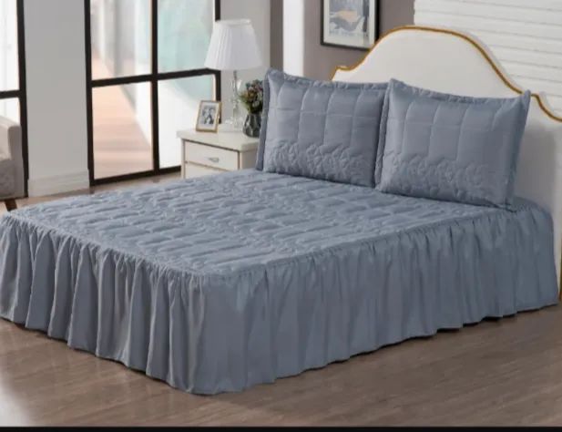 Colcha casal 3 peças (decorativa) - Foto 4