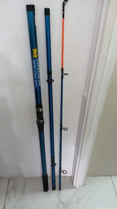 Pesca de Praia - Kit Completo - Vara e Molinete - Foto 6