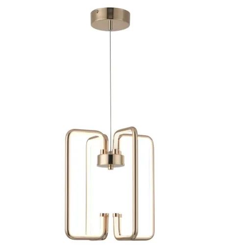 LUSTRE PENDENTE LED 36W 4000K DOURADO