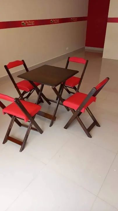 Cjtos de Mesa Dobrável Fábricacão Própria  - Foto 5