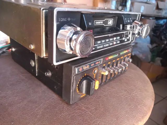 Rádio toca fitas cara preta TKR Tojo gr100 - Foto 3