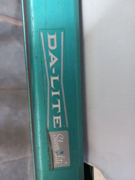 Antiga tela de projeção silver  - Foto 2