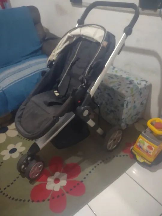 Carrinho bebê 3 rodas - Foto 3