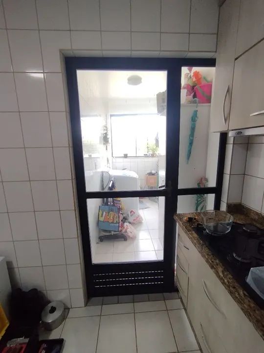 Porta de Alumínio e Vidro com Veneziana Cozinha/Lavanderia 2,15 x 3,33 (AxL) - Foto 4