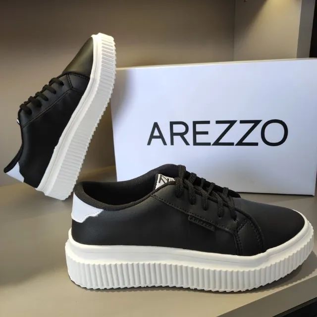 Tênis Casual Arezzo Preto Pronta Entrega