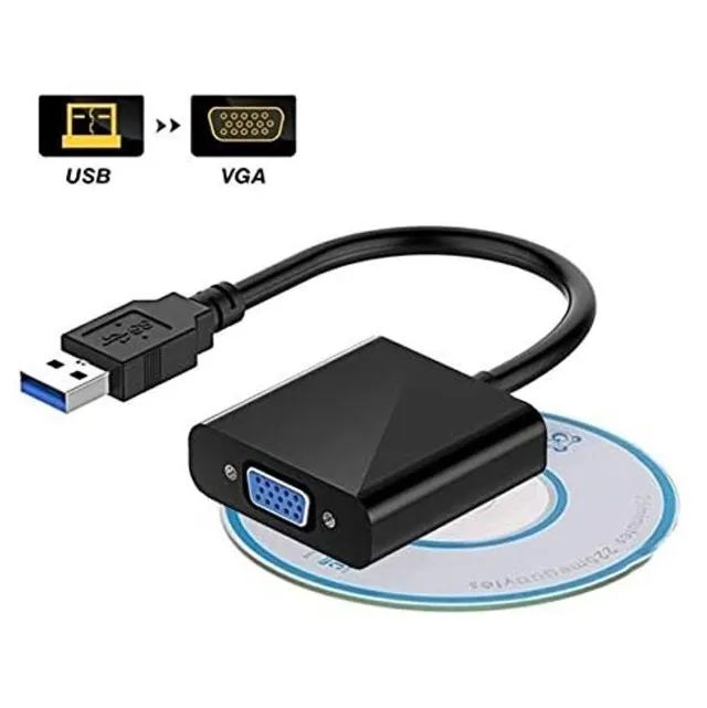Adaptador Conversor Usb Para Vga Monitor Usb 3.0/2.0