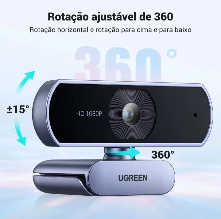Webcam Ugreen 1080p C/ Microfone Plug And Play  - Foto 6