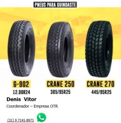 Guindastes - Pneus - 445 95R25 